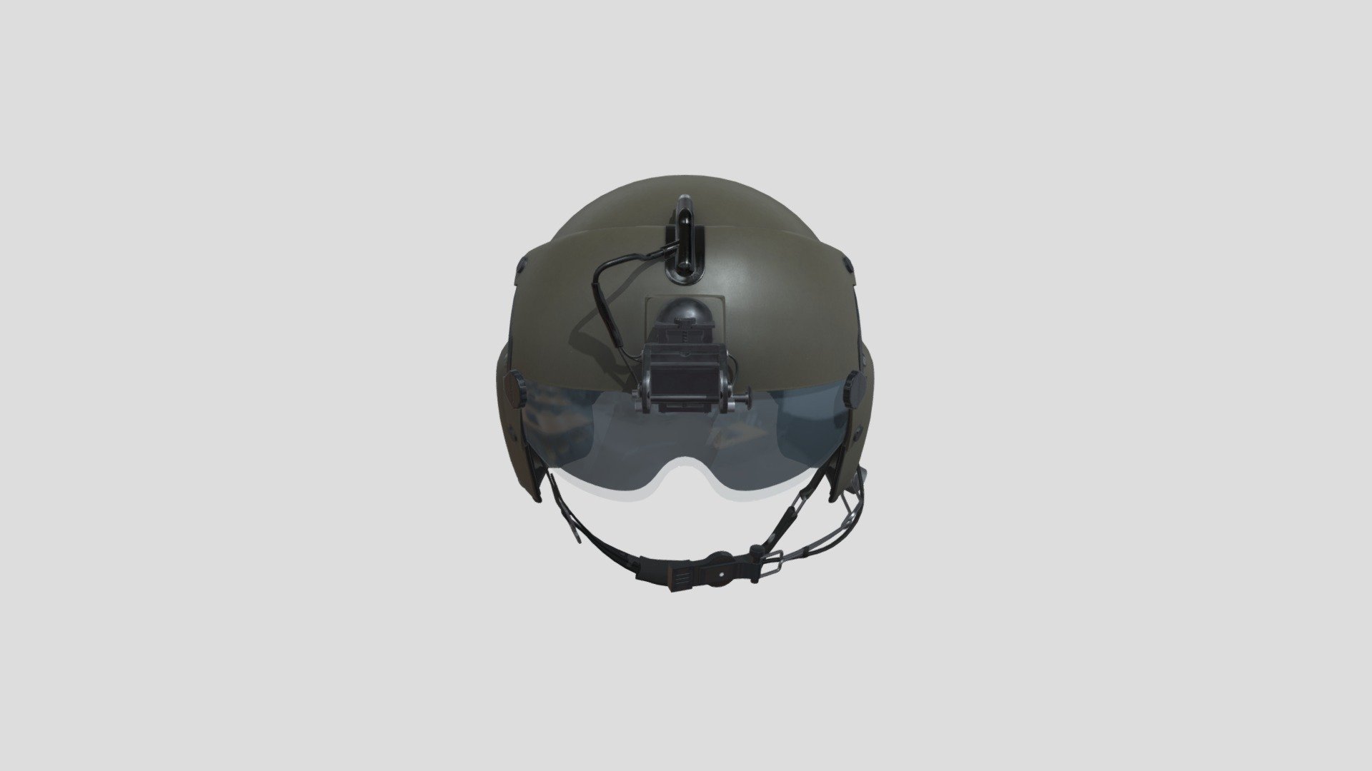 High detailed model of a Gentex helmet 3d model