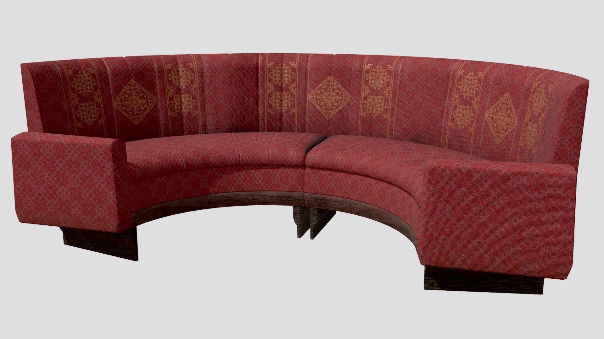 Vintage Curved Bar Couch

Dimension (mm) : 2800 x 1400 x 1000





Zip file contains mesh file and texture file.




Texture files contains :




Base color (4k)



Metallic (4k)

Normal (4k)

Roughness (4k)

Ambient Occlusion (4k)

ORM (2k)

Game ready asset
 - Vintage Curved Couch - Buy Royalty Free 3D model by Atris (@studioatris) 3d model