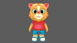 Cat Low poly Animated Rigged cat, toon, cute, chibi, games, toy, biped, kitty, pet, animals, painted, unreal, top, mammal, feline, baked, tomcat, best, run, tom, kitten, oggy, puss, tabby, maya, character, unity, cartoon, 3d, lowpoly, model, animation, animated, rigged
