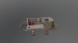 Lethal Company Spaceship Diorama