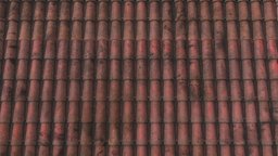 Rooftiles red, roof, tiles, noai