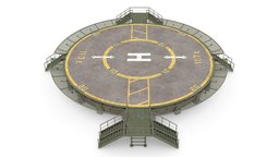 Circular Military Helipad concrete, realtime, spatial, round, game-ready, heliport, circular, helipad, unity-asset, virtual-reality, metaverse, military-base, flight-simulator, lowpoly, augmented-reality, army-base, helicopter-landing-pad, building-helipad, helicopterpad, noai, helideck, helicopterlandingpad, helipadmodel, helipad-model, helicopter-game, rooftop-helipad, helicopter-airport, helicopter-simulator, helicopter-flight-simulator, gta-mod, uneal-asset, pbr-specular-workflow, helicopter-building, helicopter-tower, helitower, army-outpost, military-helipad, army-helipad