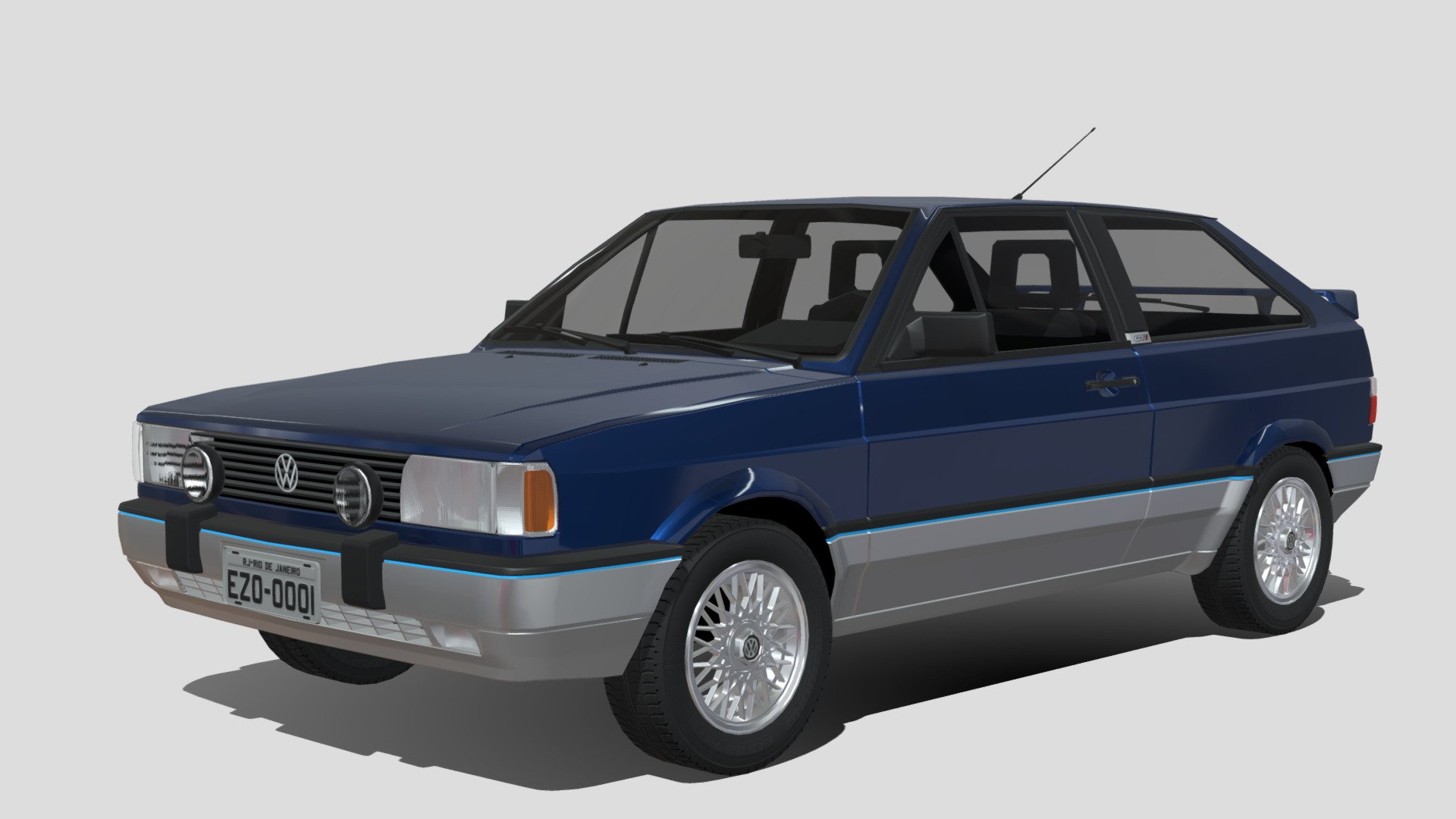 1993 VW Gol GTi, the first BR-made fuel injected car. Featuring a Bosch LE-Jetronic multipoint mechanical fuel injection, it developed 120hp on a 2.0 litre AP2000 inline 4, on standard gasoline. Despite Ethanol being a &lsquo;free-hp' fuel for hot hatches in the 80's and 90's, the delicate fuel injection system couldn't withstand the corrosion effects ethanol has. Due to that, the &lsquo;inferior' Gol GTS that featured a 1.8 litre AP1800S developed 105 hp and boasted similar performance to the GTi for less than 50% of the price, albeit, less luxurious, advanced and exclusive. Due to the &lsquo;fancy' fuel injection system, a deal with the government was made to allow the production of the GTi but the production was limited to 2000 units a year despite demand. The GTi despite being a dream car, wasn't free of the &lsquo;old BR quality' issues other BR-made/delivered cars suffered at the time, needing a &lsquo;secret' (underwarranty) engine rebuild done at a dealer before 50k km on the long term test unit used by Quatro-rodas 3d model