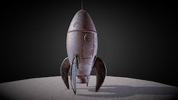 Spaceship Rocket metal, rocket, substancepainter, substance, texture, space