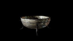 Brazier gaming, engraving, metal, brazier, substance_painter, ms_paint, substance, architecture, game, wood