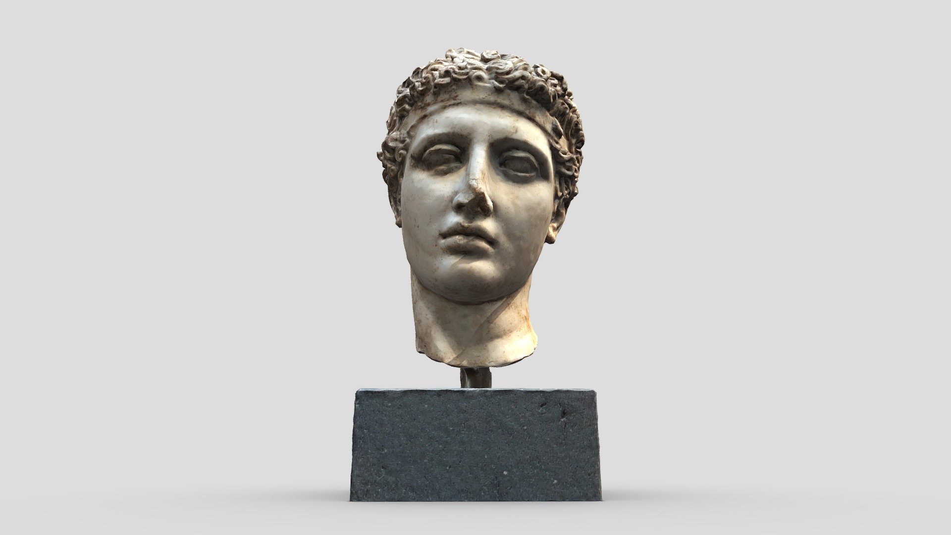 scanned at MET in NYC 

Marble bust of an young athlete from 138AD - Roman bust of an Athlete - Buy Royalty Free 3D model by avi 3d model