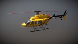Bell Helicopter bell, company, 3d-model, sud, digital3d, twini, substance, maya, substance-painter, model, digital, helicopter, fantasy