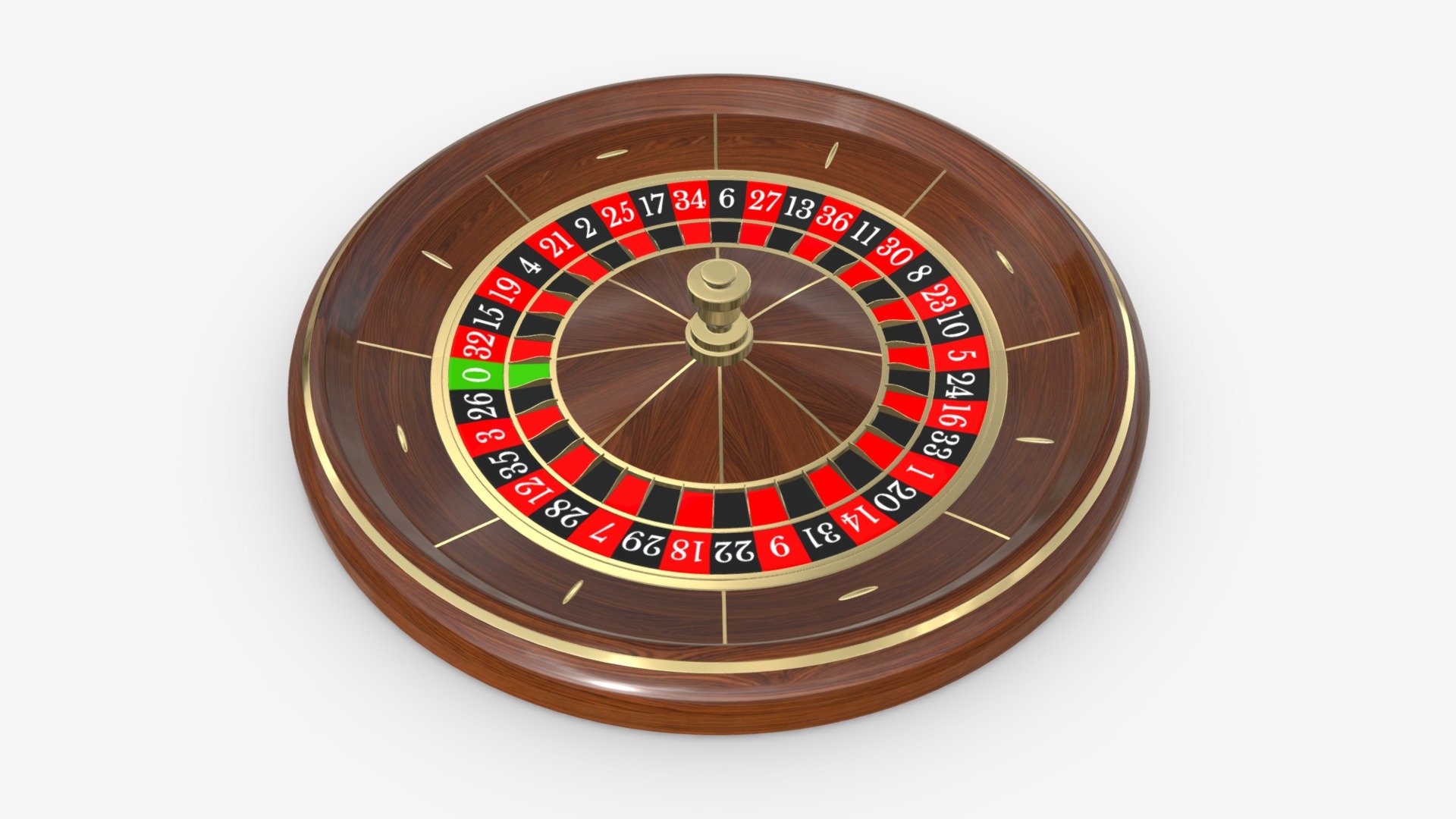 Casino roulette wheel 01 - Buy Royalty Free 3D model by HQ3DMOD (@AivisAstics) 3d model