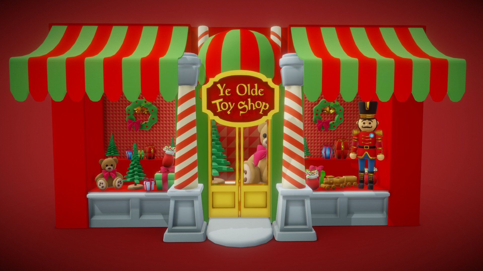 3December 2023 Day 4: #ShopFacade
Toys, gifts, sweets, and endless imagination. A place where dreams become tangible.


3December - #3December 2023 Day 4: Shop Facade - 3D model by Liberi Arcano (@LiberiArcano) 3d model