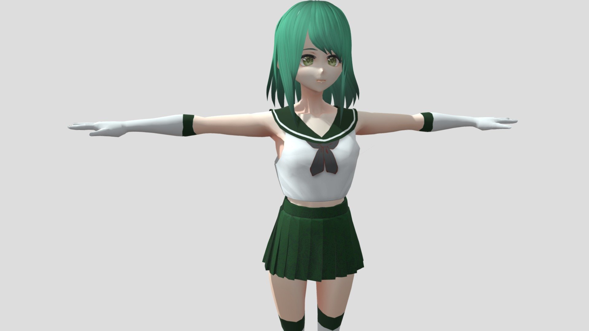 Model preview



This character model belongs to Japanese anime style, all models has been converted into fbx file using blender, users can add their favorite animations on mixamo website, then apply to unity versions above 2019



Character : Youko

Verts:16209

Tris:23122

Fifteen textures for the character



This package contains VRM files, which can make the character module more refined, please refer to the manual for details



▶Commercial use allowed

▶Forbid secondary sales



Welcome add my website to credit :

Sketchfab

Pixiv

VRoidHub
 - 【Anime Character / alex94i60】Youko (Sailor) - Buy Royalty Free 3D model by 3D動漫風角色屋 / 3D Anime Character Store (@alex94i60) 3d model