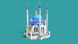 Kul Sharif tower, islamic, monument, kazan, russia, religion, mosque, tatarstan, bilding, kul-sharif