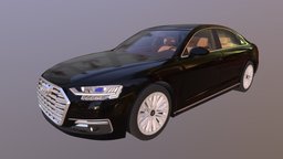 Audi A8 2019 Standard Wheel Base audi, 3d-model, luxury-car, car