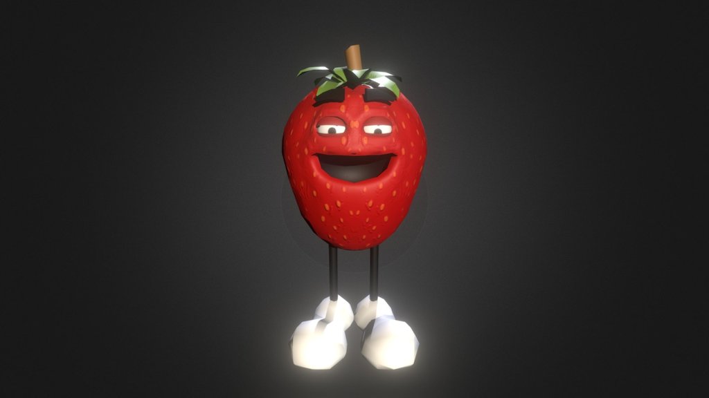 Strawberry-SF - 3D model by dan.hana 3d model