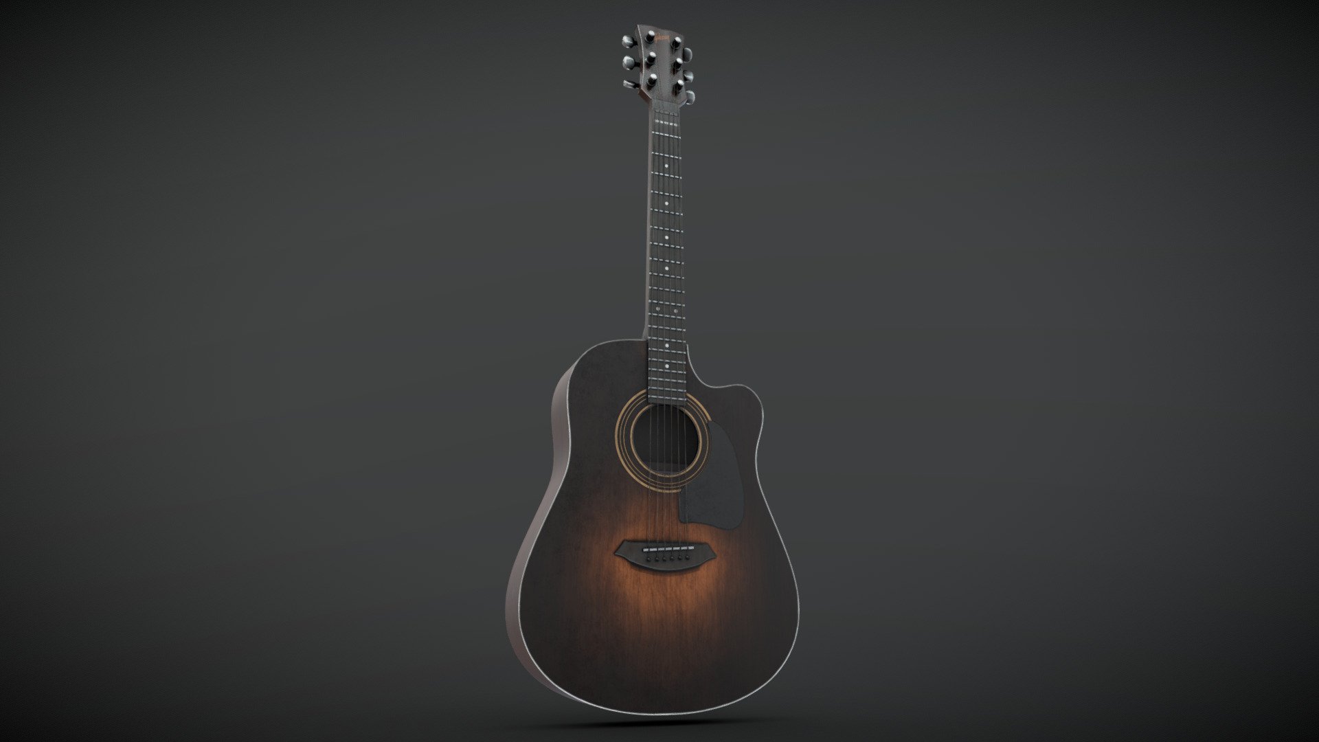 Inspired in the popular game The Last of Us.. 2k textures Png blend file, fbx with embed textures and Unreal Pack folder textures - Acoustic Guitar Ellie Guitar - Buy Royalty Free 3D model by Caxtor 3d model