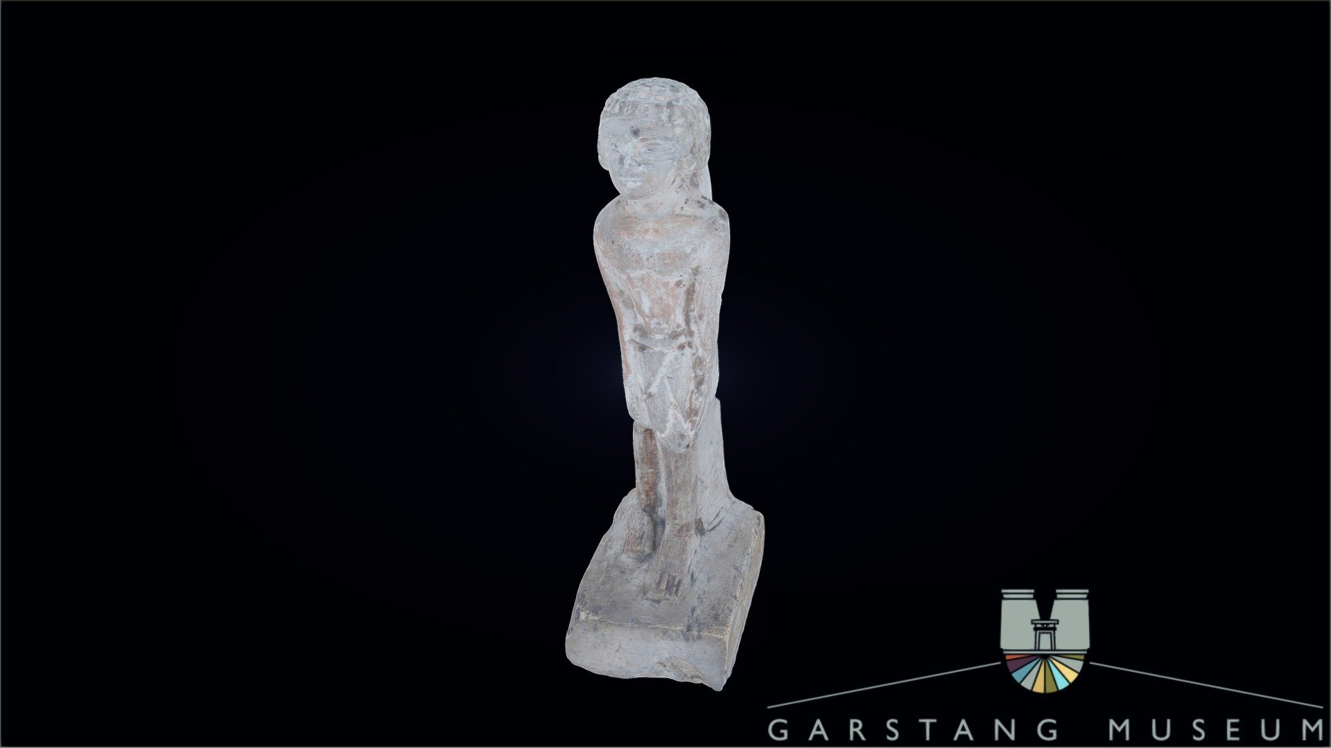 A small, limestone figure of the soldier Sa-Djehuty son of Sat-Djehuty from the ancient Egyptian site of Abydos. Excavated by John Garstang in 1908, the statuette was found in tomb 643. It likely dates to the Second Intermediate Period.

Measuring just under 20cm, Sa-Djehuty wears a heavy wig and a kilt with a plain belt. Prior to excavation, the figure was broken and has now been repaired. The appearance of the two parts is noticeably different, with the upper half appearing bleached, while the lower half bears extensive traces of paint around the bands of hieroglyphs. Red paint is visible on the legs and torso.

The text reads &ldquo;An offering which the King gives to Osiris for the ka of the living one of the town, Sa-Djehuty, born of Sat-Djehuty, by his sister who causes that his name live, the lady of the house, Beki.

Snape (1994) suggests that the kilt is indicative of a military procession, read more here.

Accession Number: E.610

Photography and Model Credit: Charlotte Sargent - Statuette of Sa-Djehuty - 3D model by Garstang Museum of Archaeology (@garstang) 3d model