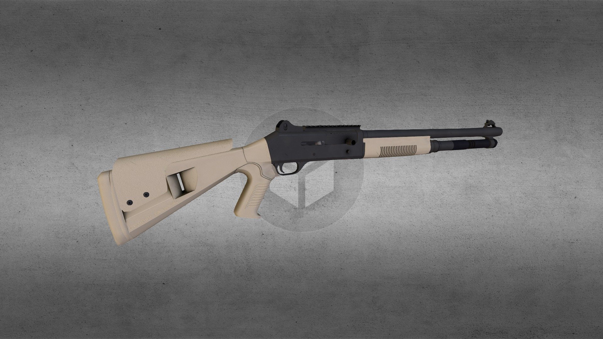 Benelli Armi SpA of Urbino, Italy designed and built the Benelli M4 Super 90 Combat Shotgun 3d model