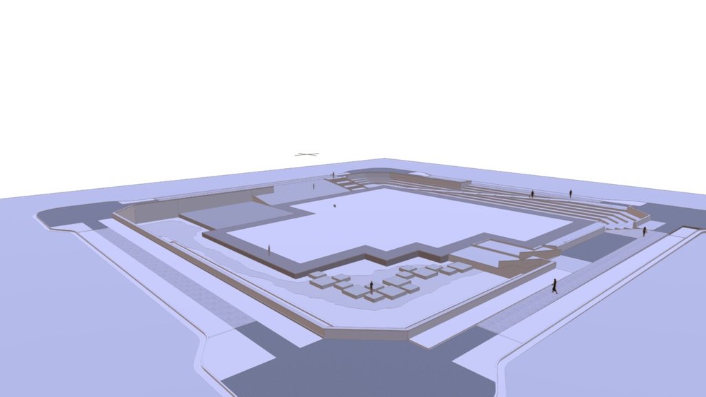 Civic Plaza 3 - 3D model by DanielTal (@daniel140822) 3d model