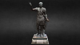 Statue of Emperor Trajan (Tower Hill, London) bronze, london, emperor, statue, roman, trajan, ceasar
