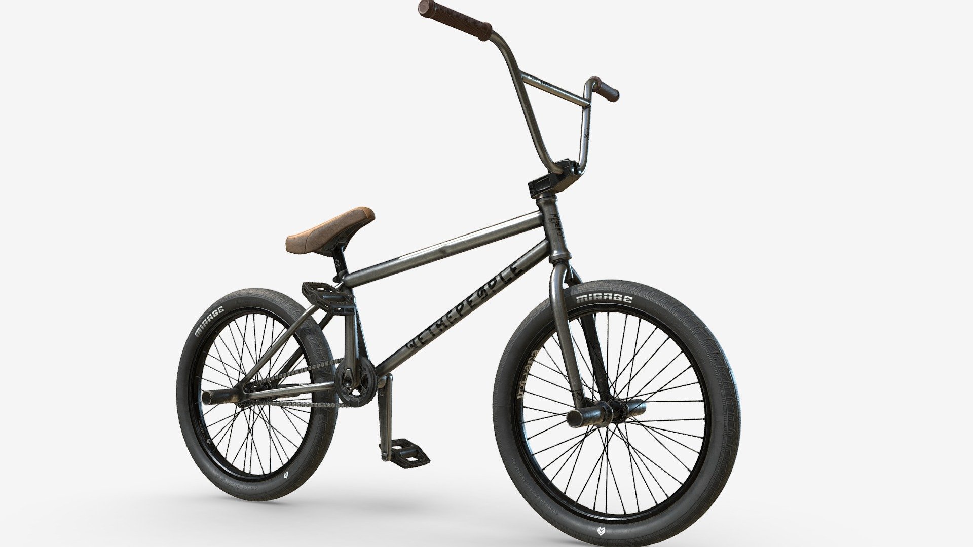 This is a street bmx made in Blender and Substance 3d model