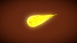 FireBall / Comet With Trail Effect asteroid, heat, element, effect, flame, sun, comet, fire, blender, ball, magic
