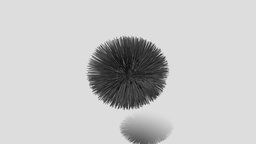 Cartoon Sea Urchin Free 3D model