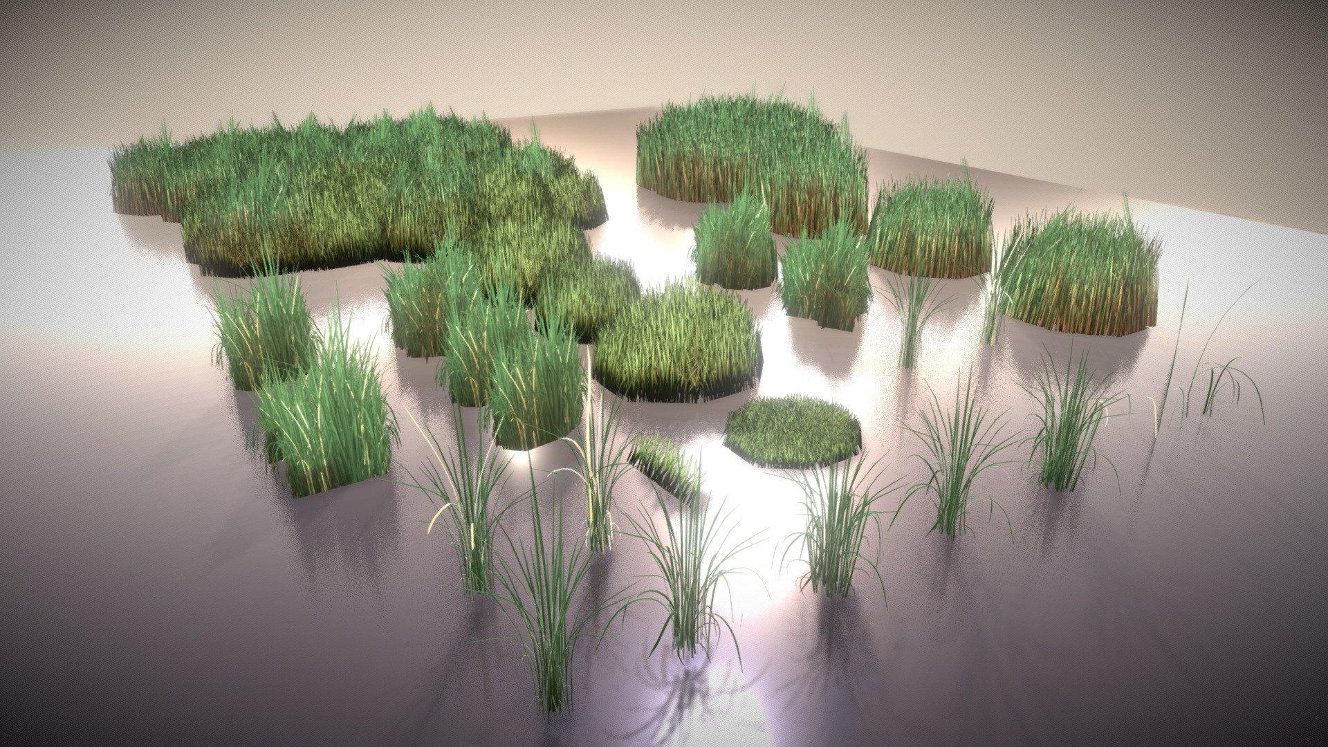 Reeds (Wip-2) - Reeds (Wip-2) - 3D model by VIS-All-3D (@VIS-All) 3d model