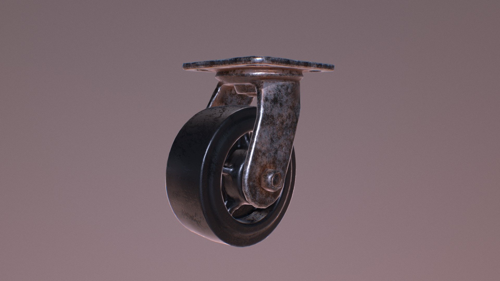 Old Rusted Caster Wheel : 2K Textures - Caster Wheel - Download Free 3D model by vector6 3d model