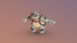 Ubo turtle, commision, rigged, gameready