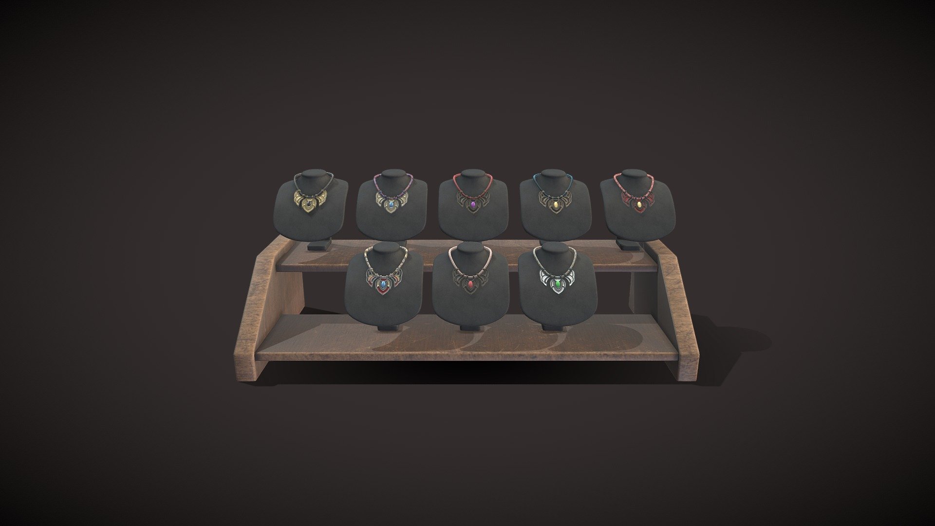 Necklace Stand 1 - 3D model by Efe.Brian 3d model