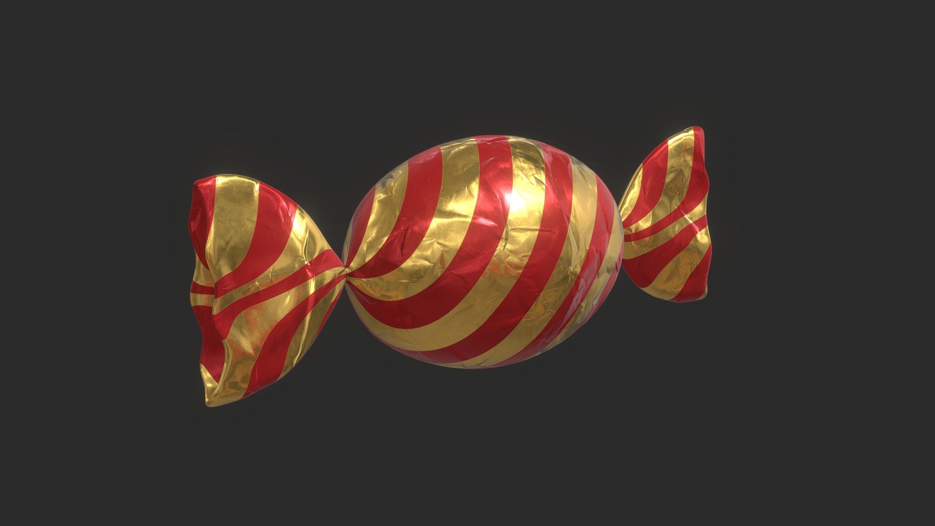 Candy with wrap - Candy with wrap - Buy Royalty Free 3D model by Maksim Ziabkin (@maksim.ziabkin) 3d model