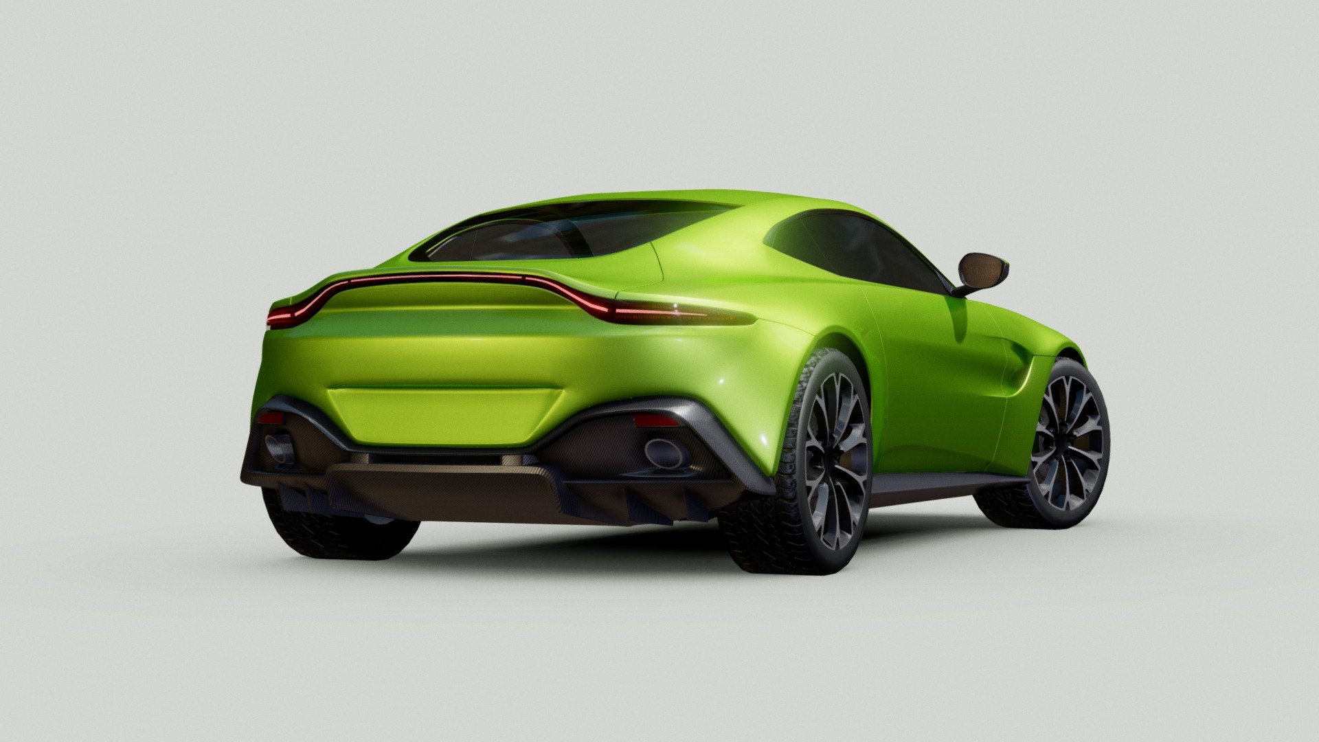 Introducing the 2018 Aston Martin Vantage V8 Coupe, a midpoly 3D model of the stunning sports car. This model captures the sleek design and exhilarating performance of the real vehicle, with wheels and calipers hinged at accurate points for easy animation and customization. The model is optimized for use in realtime rendering, with clean topology, efficient UV mapping and realistic PBR textures. Whether you need it for a game, a simulation or a visualization project, this model will enhance your scene with its elegance and speed.

Available on BMC and Cgtrader 3d model