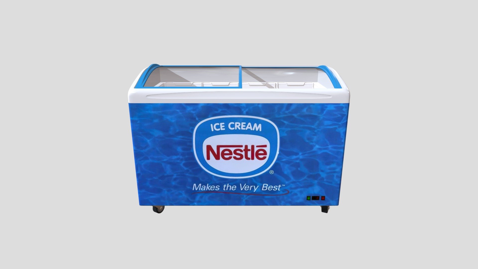 Hello

This is a PBR Ice cream Display Fridge with 10 type ice cream pack inside.
   3ds max and maya files have appled V-Ray materials . blender have appled PBR materials.
     model of fridge have 81k polygons and with inside packs have 132k polygons .
        All of textures have 2048*2048 and good quality for the near the camera scenes .
           Provided Maps : BaseColor Height Metalness Normal Roughness Opacity
This model is not printable 3d model