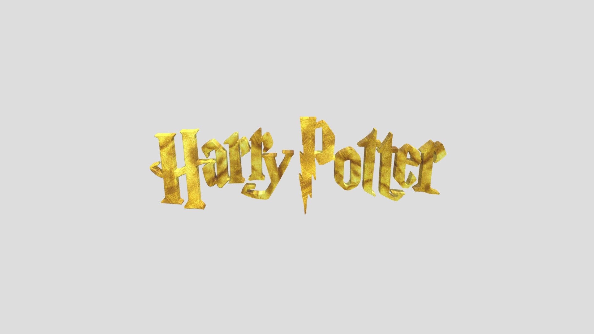 Logo- Harry Potter - 3D model by 201902403 3d model