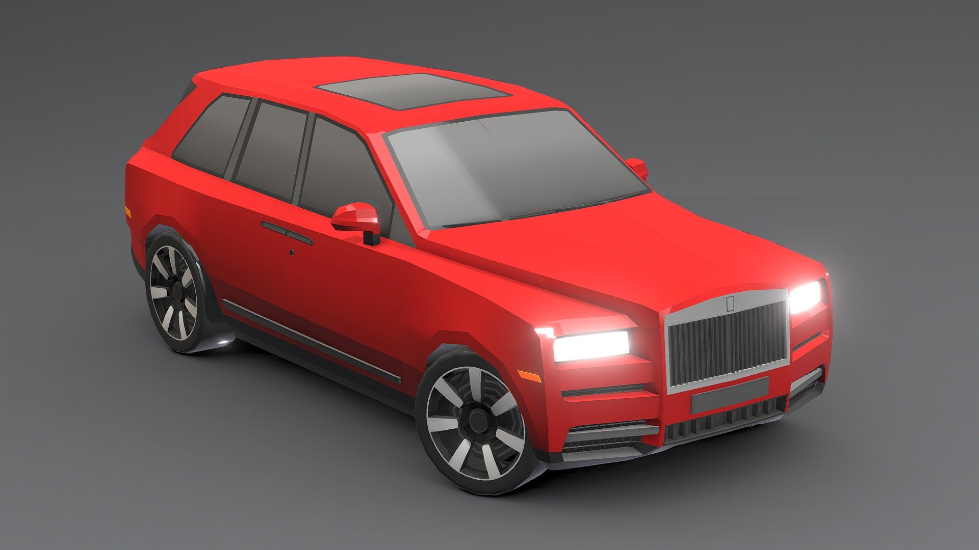 Rolls Royce Low-poly 3D.





You can use these models in any game and project.




This model is made with order and precision.




The color of the body and wheels can be changed.




Separated parts (body. wheel).




Very low poly.




Average poly count: 12/000 Tris.




Texture size: 128/256 (PNG).




Number of textures: 2.




Number of materials: 3.




format: fbx, obj, 3d max.




 - Rolls Royce Low-poly 3D - Buy Royalty Free 3D model by Sidra (@Sidramax) 3d model