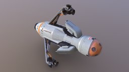 Spaceprobe missile, gravity, zero, provence, animatable, substance, painter, blender, texture, textured, space, 0g