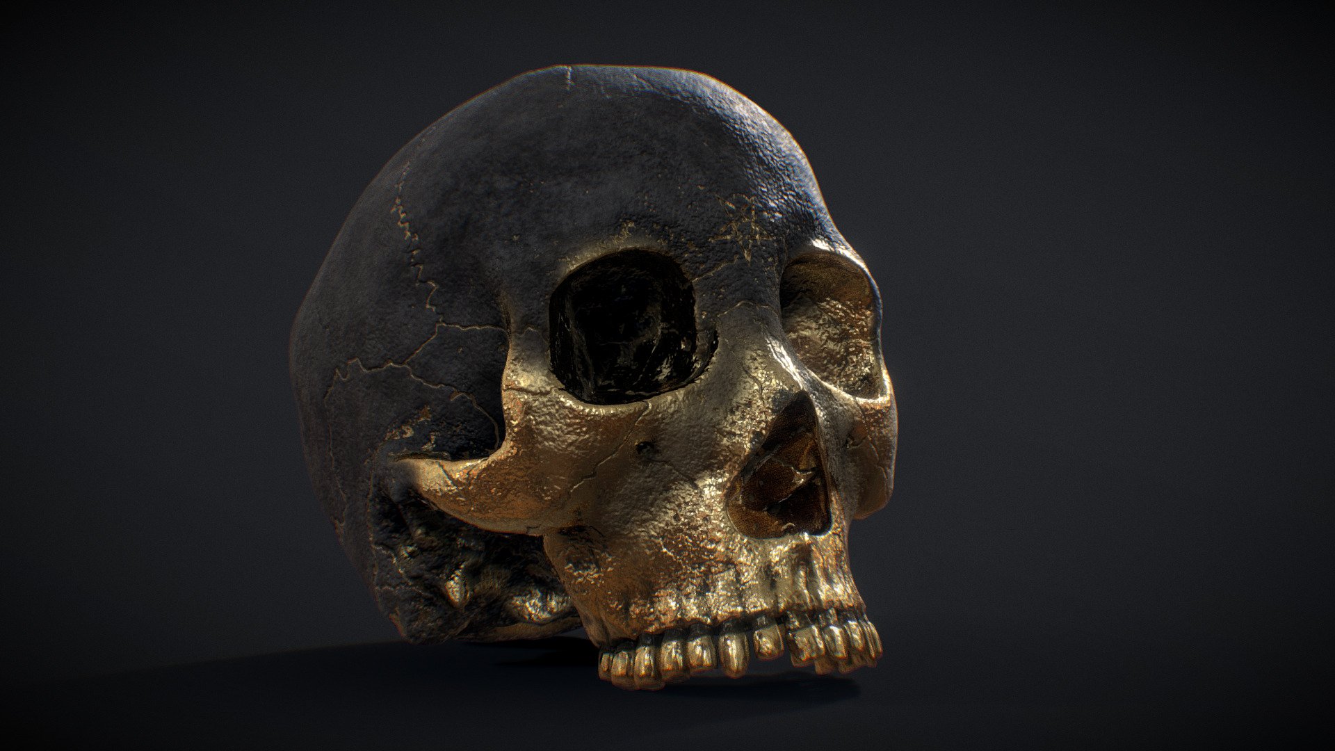 realistic ornated skull, modeled profesionally from real life reference. the skull was sculpted and retopologised by hand. PBR material with baked 8K textures for detailed realism. the material includes following textures: diffuse, subsurface, subsurface color, metallic, specular, roughness, normal.


UV Unwrapped
PBR Material
8K Textures
Quad Mesh
 - skull of hell - Buy Royalty Free 3D model by arloc 3d model