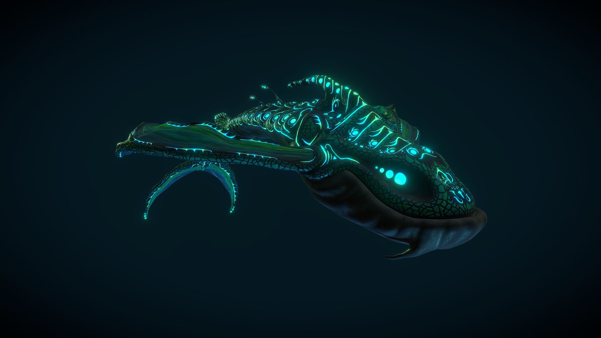 I made this creature for a project with Kdeluxe - Mystic abyss Whale - Buy Royalty Free 3D model by JER3D (@jeremygo) 3d model