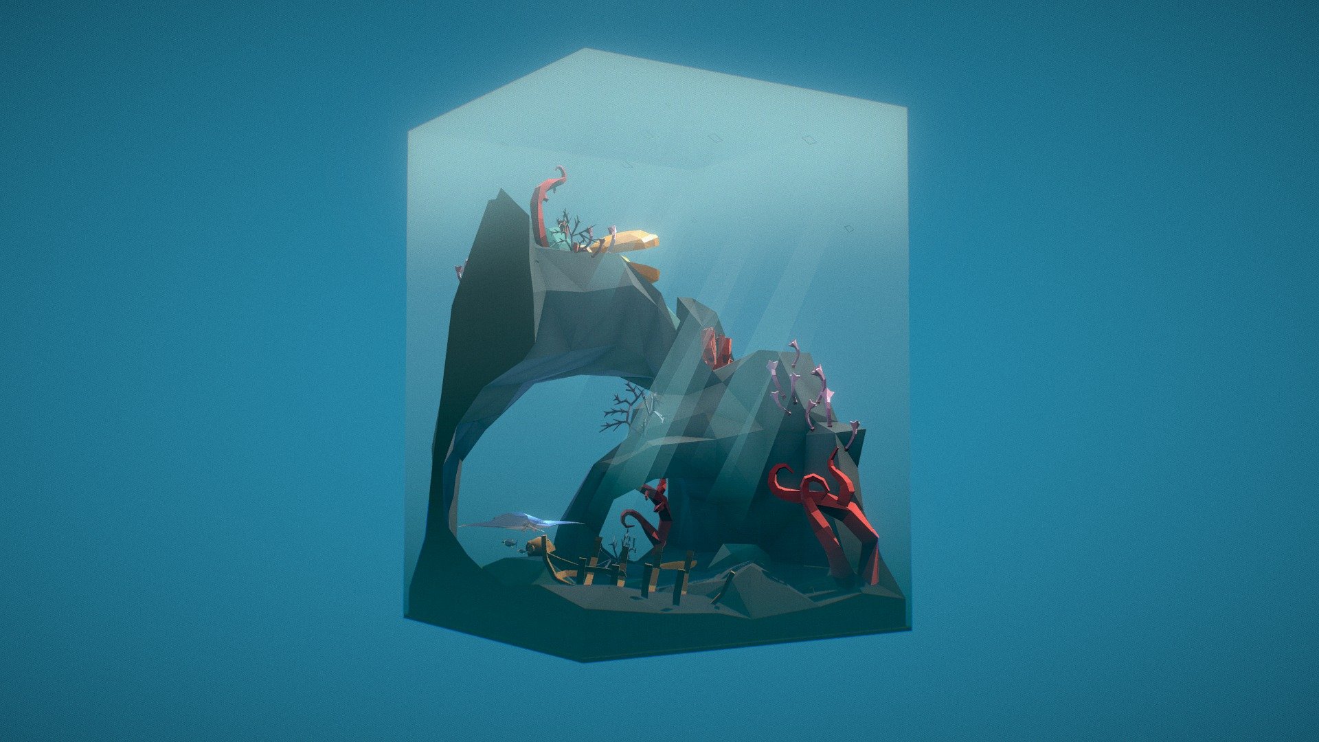 Specially for Sketchfab Low Poly Challenge: Sea Life
Low Poly: 15K Triangles
Song: Yung Life - Zyyyther - Ocean Zintra - 3D model by Efim Savelev (@efimsavelev0) 3d model