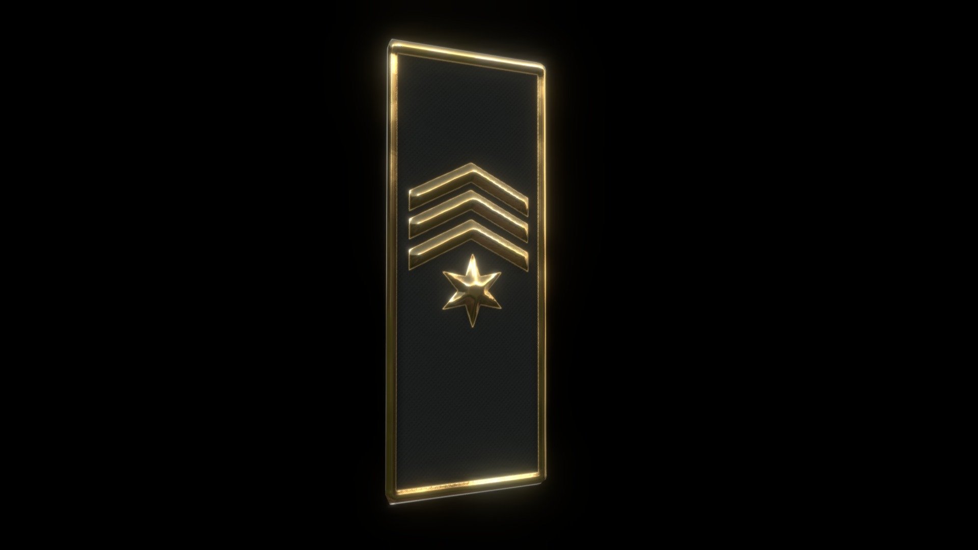 Some procedural military badges created for a Sci-Fi game. They are rendered out and used as rank icons. Quite simple, only took me about 3 hours to do from start to finish. 

They where created using Substance Designer, but honestly your betting off modelling all of the details on the badge because tesselation is not efficient. Fortuntely, I could use Paralax Occlusion to add these to an animated UI, however tesselation would have destroyed performance 3d model