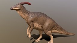 Parasaurolophus jurassic, cretaceous, dinosaurus, parasaurolophus, dinosaur, dino, hadrosaurid