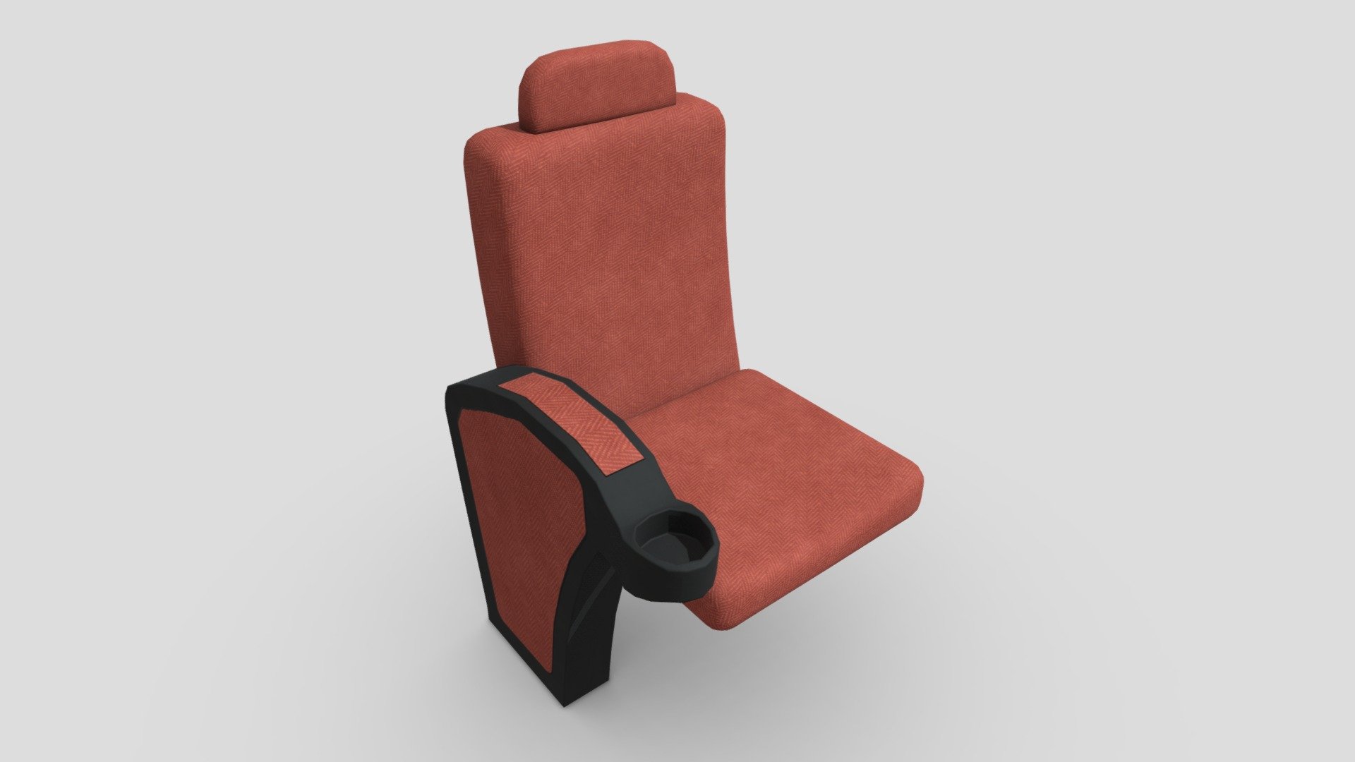 Cinema Seat I created for a cinema project 3d model