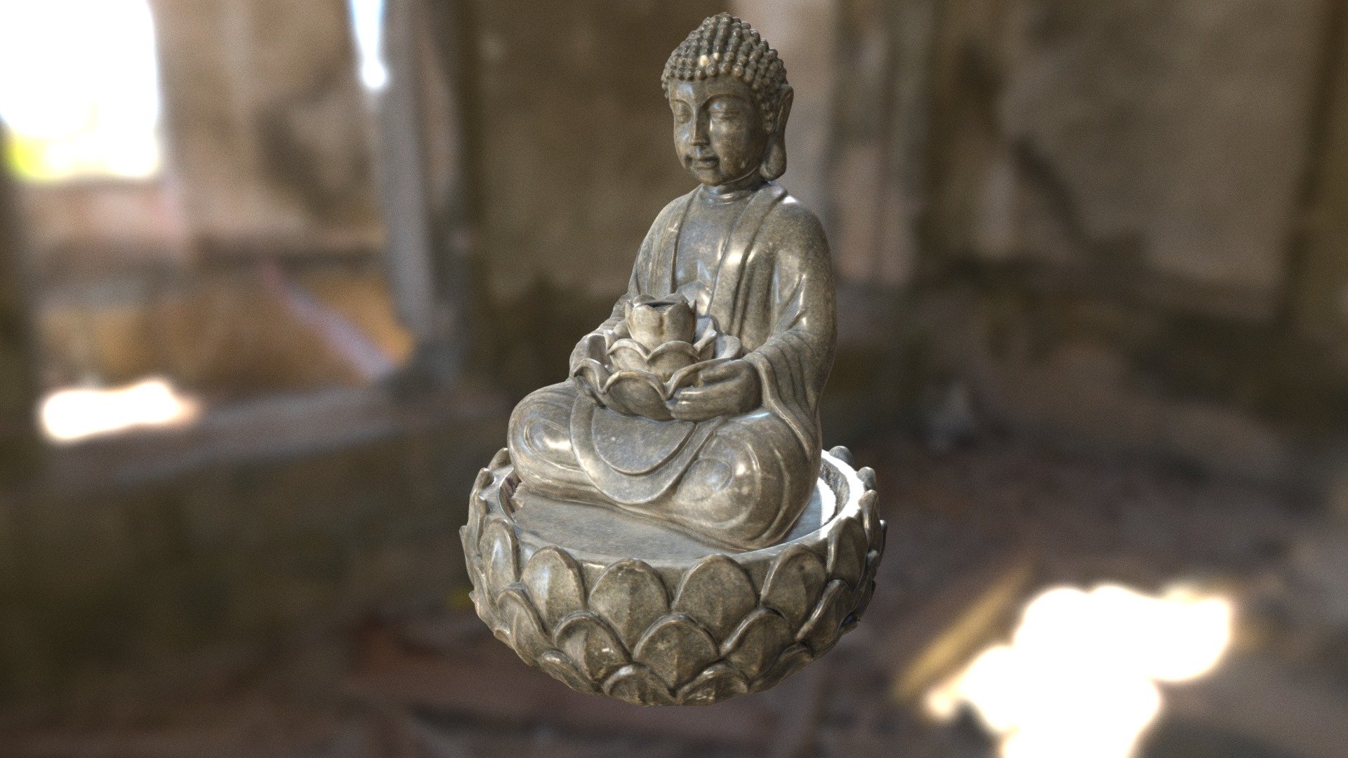 3D Scan of a buddha garden statue using the Creaform GoSCAN50

Triangles 362.4k Vertices 185.3k

Please Note: This a 3D scanned model, topology and UV Wrap is directly off the raw data. Further post processing, re-topology or changes to UV Wrapping must be strictly done by the purchaser - Buddha Statue - Buy Royalty Free 3D model by Deryck Lamb (@derycklamb) 3d model
