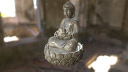 Buddha Statue 3dscanner, buddha, garden, 3dscanning, handheld, statue, measurement-solutions, 3dscan