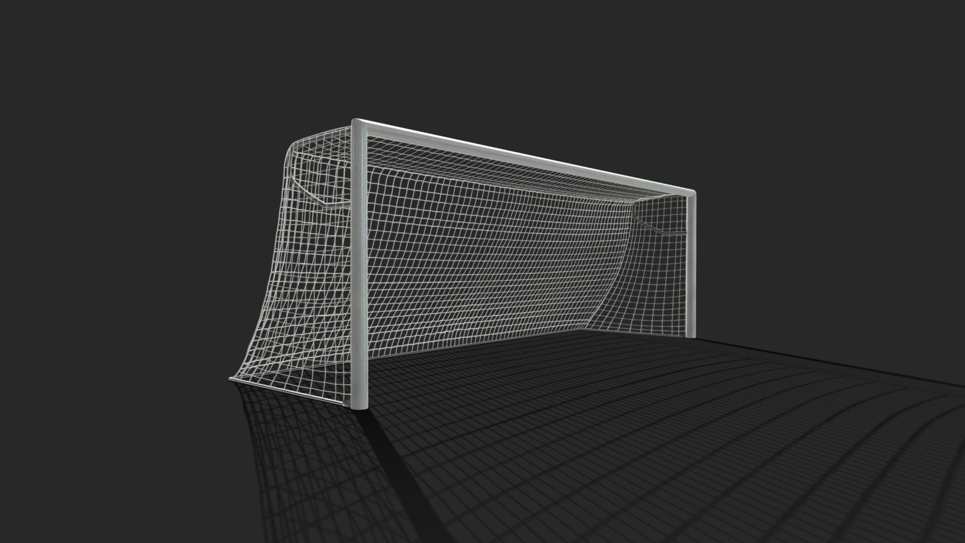 The old styled football goal

The net is also modeled.

Containing 2 Materials:


Bar
Net
 - Football Goal - Old style - Buy Royalty Free 3D model by Dávid Ludvig (@davidludvig) 3d model