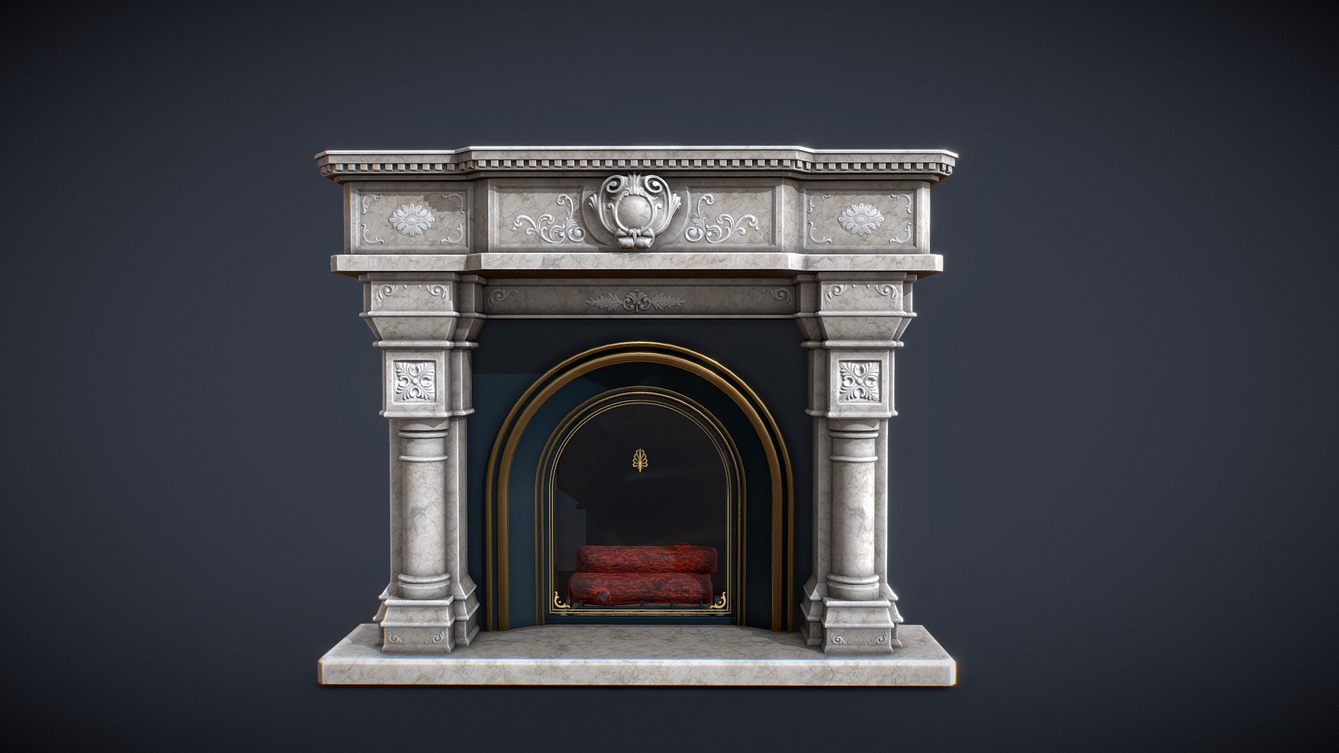 Hello folks :) This is a fireplace asset made for a victorian project. Built in the marble it will last long and warm the room perfectly !

Made with Maya, PS and Substance.

You will find in the package Scene file, FBX and 4k Textures.
If you have any customs need, please feel free to contact me 3d model