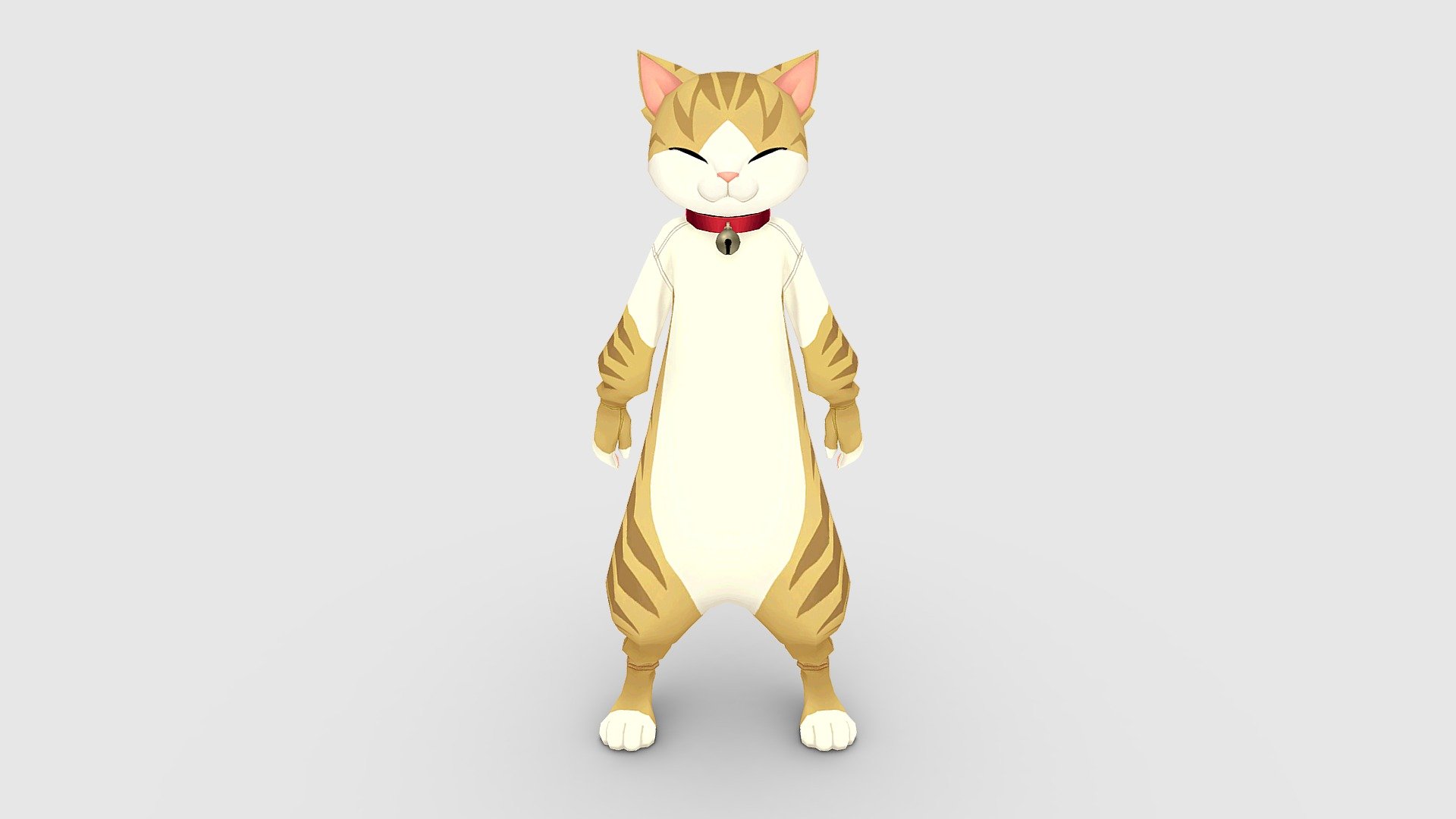Cartoon cat costume - Cartoon cat costume - Buy Royalty Free 3D model by ler_cartoon (@lerrrrr) 3d model