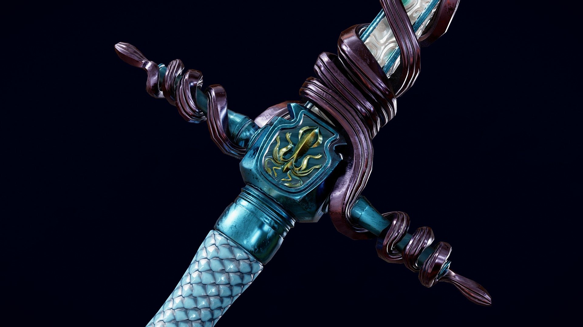Made for internship in Pyramid Games Studio. A lot knowledge i got from my mentor Навiжена Лярва https://www.artstation.com/liarva while makieng this dagger.
He helped me a lot with making it more realistic, creative and as high quality as it as it could be 3d model