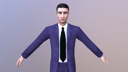 MAN 60 -WITH 250 ANIMATIONS office, eye, suit, mesh, boy, people, staff, coat, business, worker, boss, professional, movie, gentleman, gents, mens, men, game-ready, animations, business-man, maya, character, unity, asset, game, 3d, 3dsmax, blender, lowpoly, model, man, animated, blue, human, male, c4d, rigged, highpoly, guy, "party-wera"