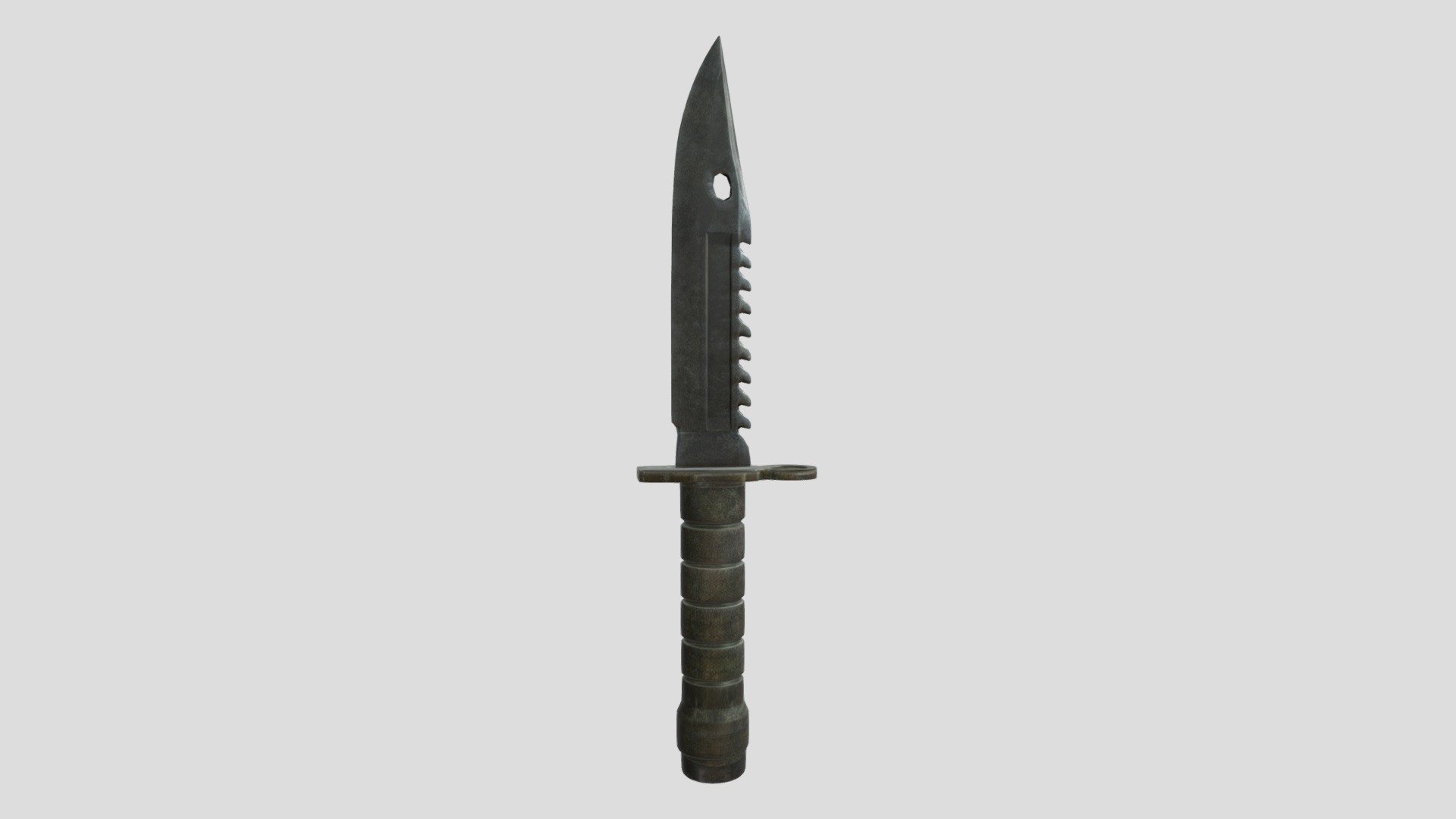 resident evil 4 remake combat knife game useable prop - Combat Knife - Download Free 3D model by warzone110205 3d model