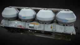 cement train industrial cargo photoscan